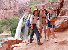 My sweetheart, Carol Steinfeld, at Havasu Falls