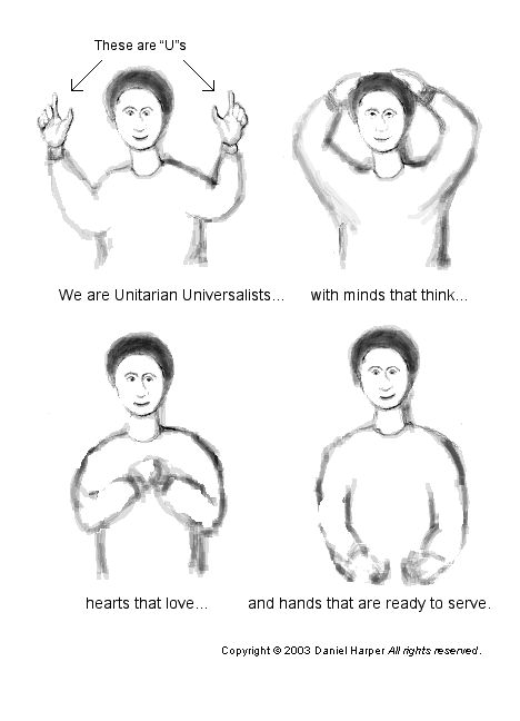 A drawing showing hand motions for young children.